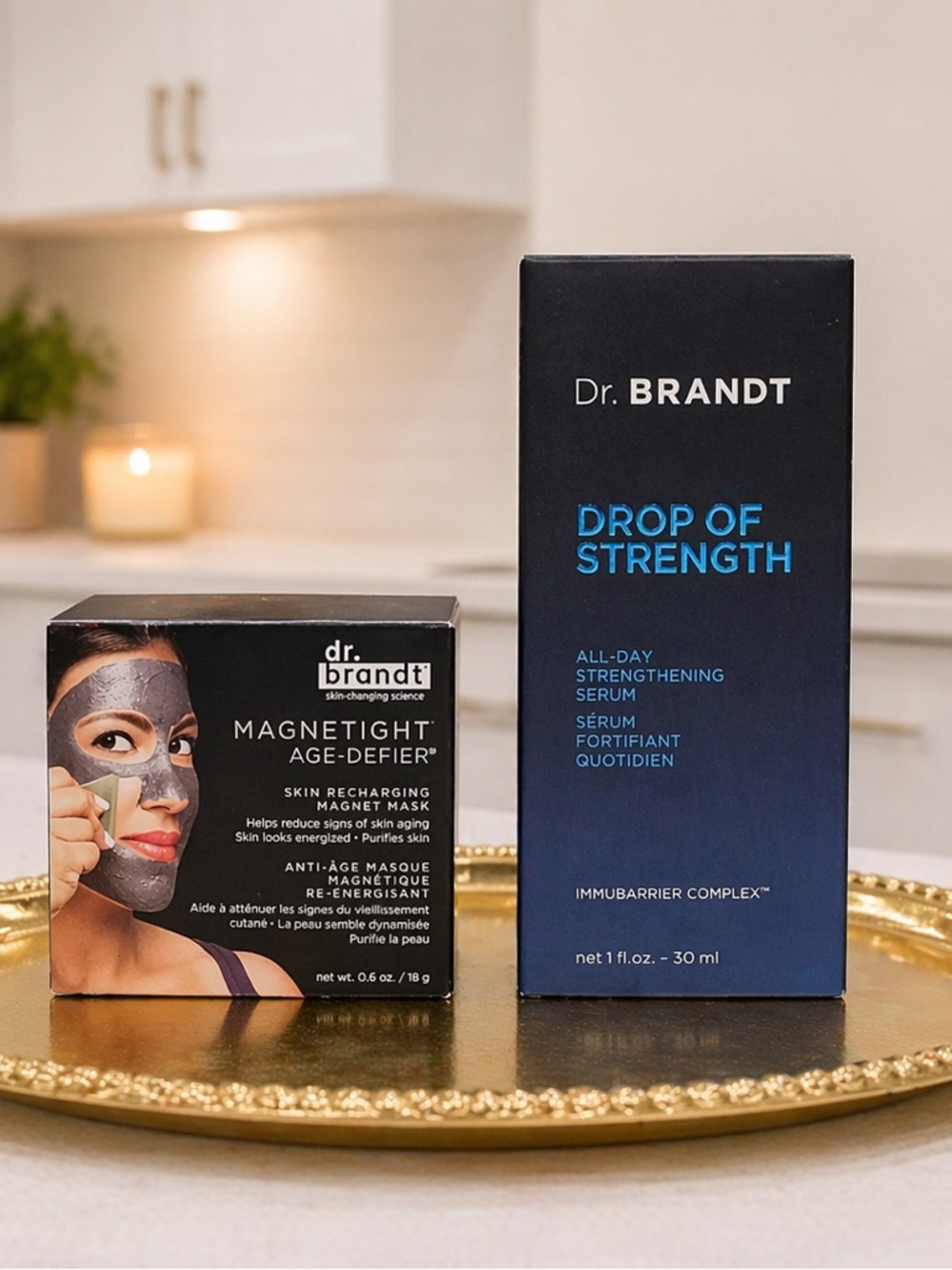 ✨ Dr. Brandt Skincare Bundle – Drop of Strength Serum + Magnetight Mask